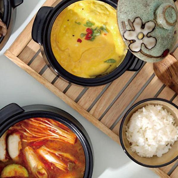  빅플라워 인덕션 뚝배기 냄비 도자기뚝배기