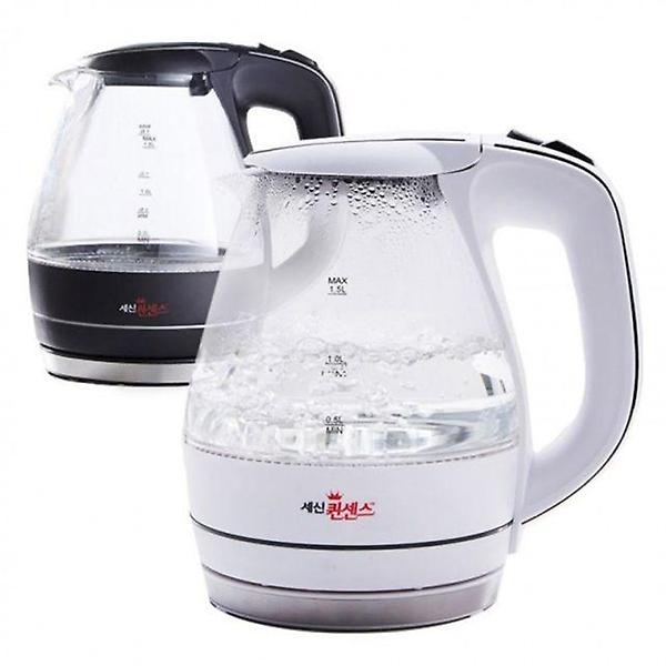  강화유리 퀸센스1015 내열 무선 전기주전자 1.5L