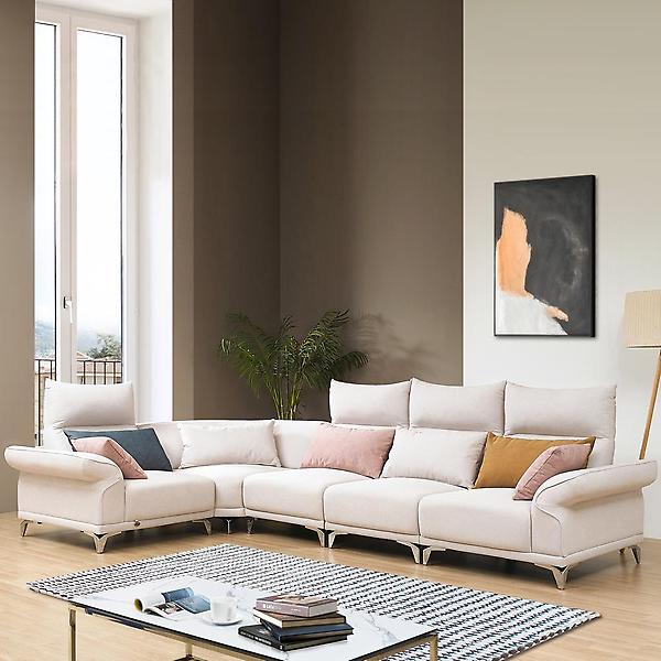  아이앤 일리나 코너형 조야 패브릭 소파 PD