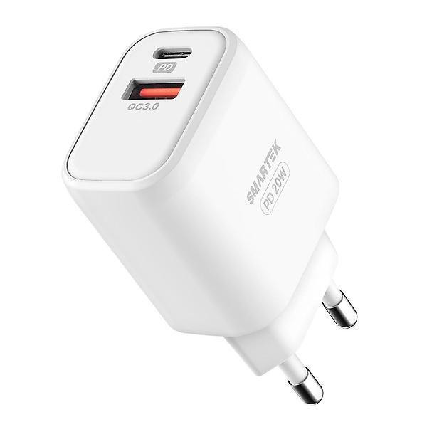  스마텍 20W PD 2포트 고속 충전기 STPD-D20