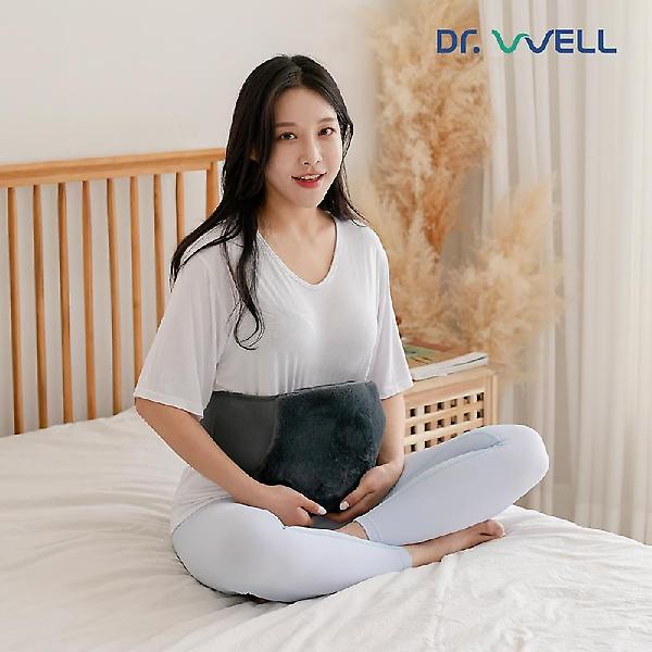  닥터웰 온열 돌찜질기 황토 전기 찜질팩 뜸질기 핫팩 HDW-172 (본체+전용복대) 세트