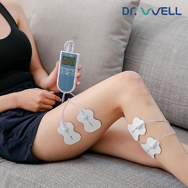  닥터웰 EMS 듀얼 저주파 마사지기 안마기 자극기 DR-470 (2채널 4패드)