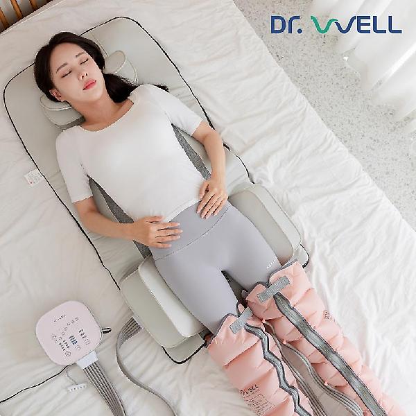  닥터웰 에어미 공기압 종아리 6구 발 다리 마사지기 안마기 DR-5600 (본체+다리+매트)