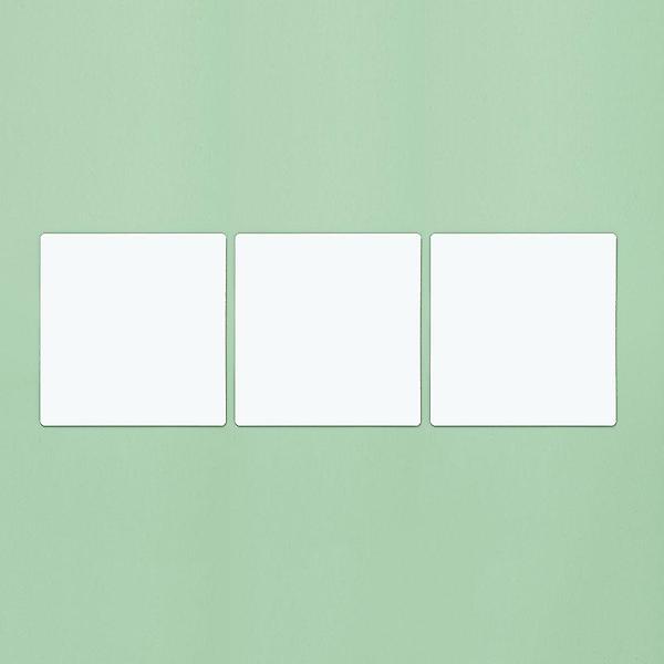  벽에 붙이는 안전 아크릴 거울 3p세트 20x20cm 벽거울