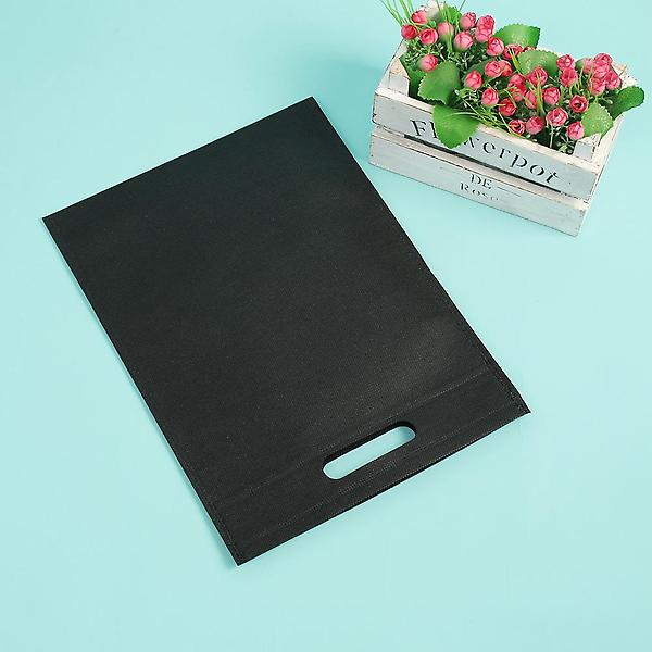  컬러 부직포 가방 10p(35x45cm) (블랙) 선물포장가방