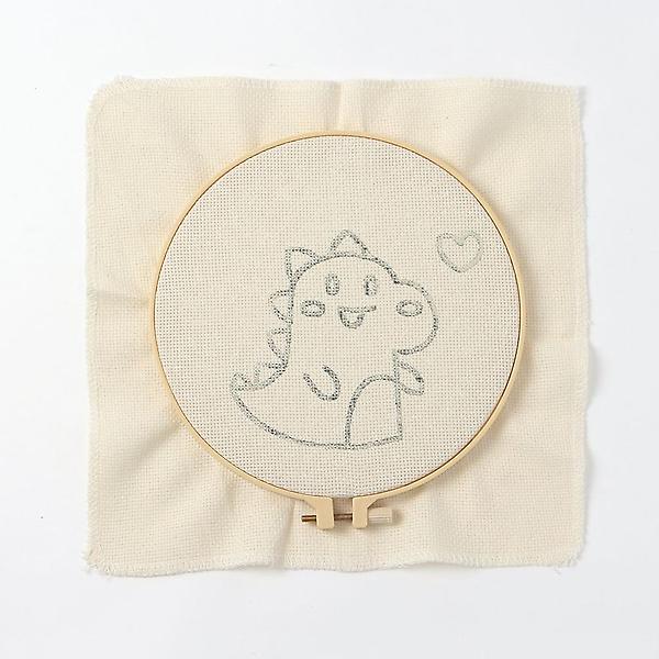  DIY 펀칭자수 패키지(하트공룡) 펀치니들
