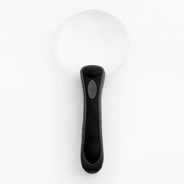  90mm 블랙핸드 LED  돋보기 2.5배율 휴대용 LED확대경