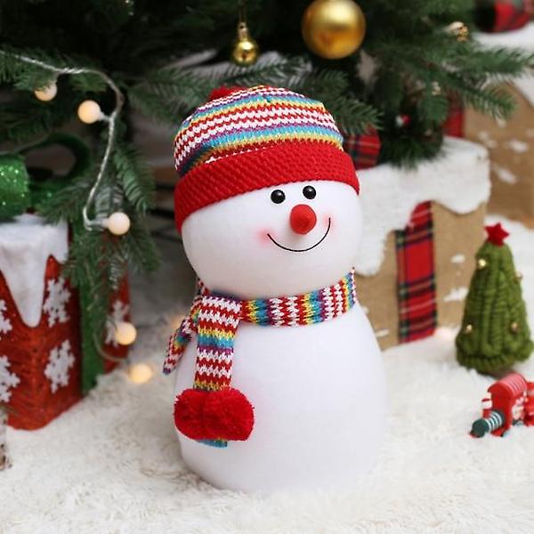  [도토로] 35cm 빨간모자 동글 눈사람