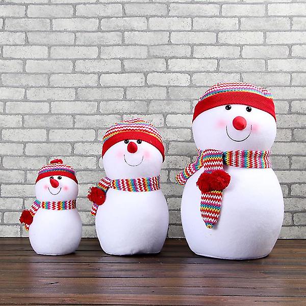  [도토로] 35cm 빨간모자 동글 눈사람