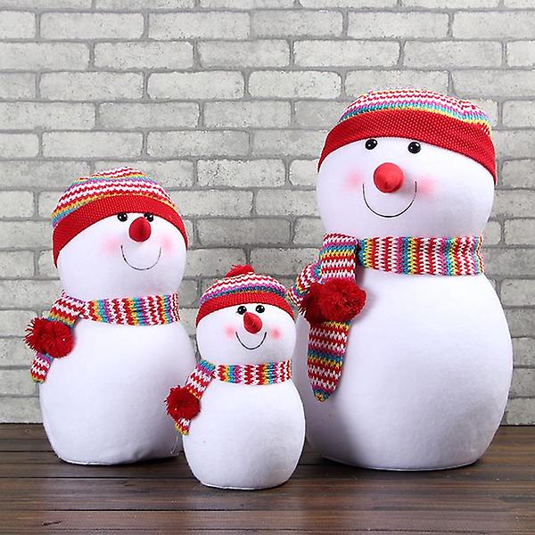  [도토로] 35cm 빨간모자 동글 눈사람