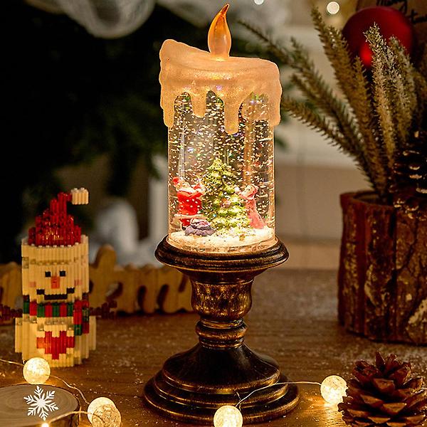  [도토로]LED 크리스마스 스노우볼 오르골(성탄 촛대)
