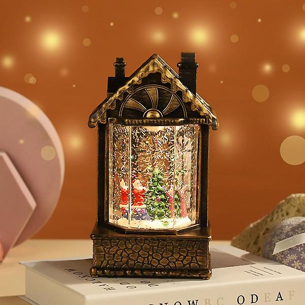  [도토로]LED 크리스마스 스노우볼 오르골(산타 하우스)