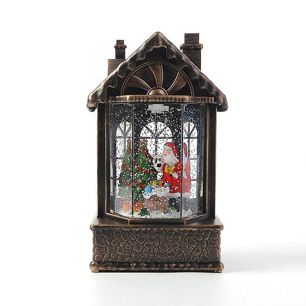  [도토로]LED 크리스마스 스노우볼 오르골(산타 하우스)