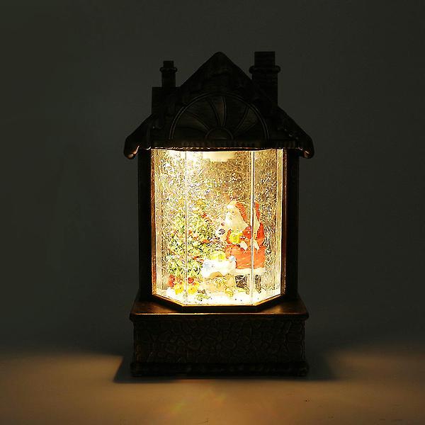  [도토로]LED 크리스마스 스노우볼 오르골(산타 하우스)