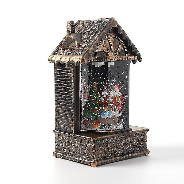  [도토로]LED 크리스마스 스노우볼 오르골(산타 하우스)