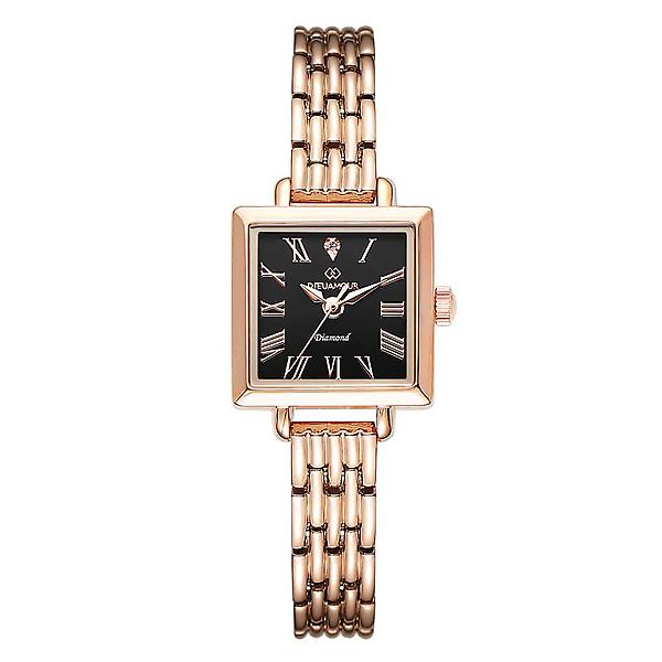  디유아모르 여성 메탈밴드시계 DAW6102M-RB 다이아몬드 시계