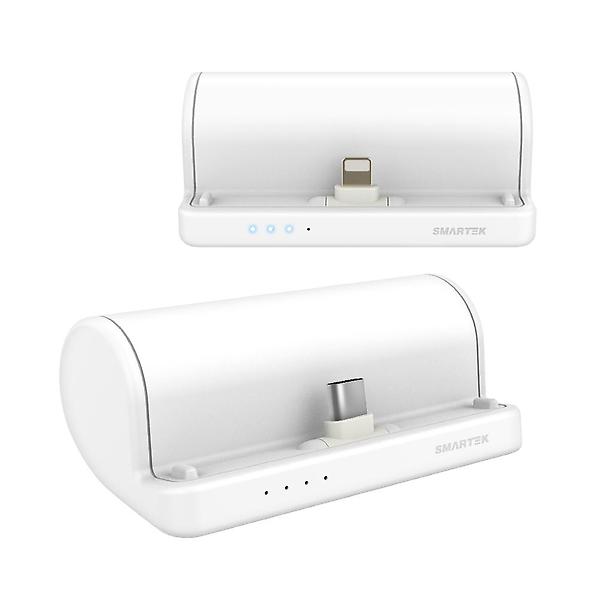  스마텍 5000mAh 거치대형 미니 보조배터리(8핀/C타입) STPB-DBH500