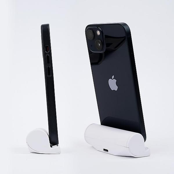  스마텍 5000mAh 거치대형 미니 보조배터리(8핀/C타입) STPB-DBH500