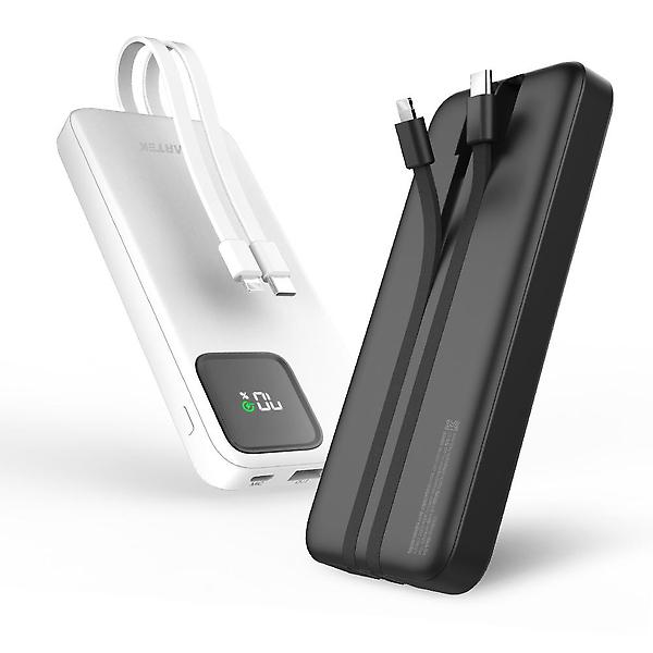  스마텍 PD20W 10000mAh 고속충전 2in1케이블 보조배터리 STPB-CB1