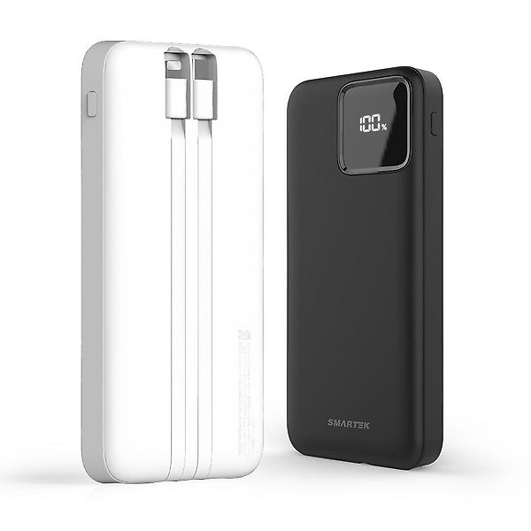 스마텍 PD20W 10000mAh 고속충전 2in1케이블 보조배터리 STPB-CB1