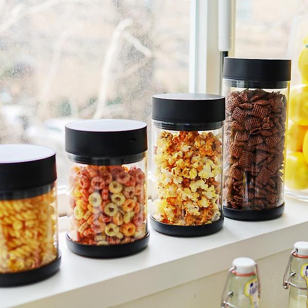  아쿠바 디지털 진공 밀폐용기 600ml 커피 원두 보관통 캐니스터