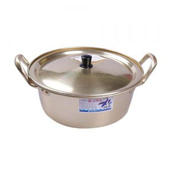  대원 양은 냄비 찌게 라면 노란 양은 냄비 양수 18cm