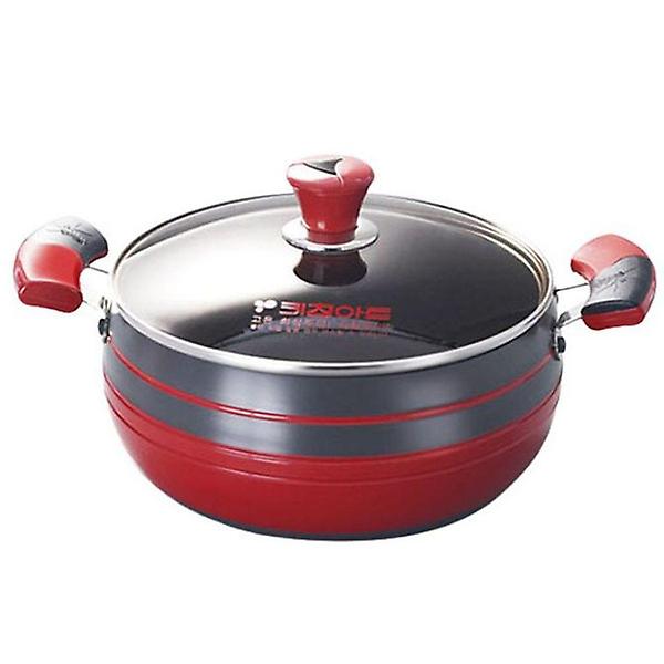  키친아트 경질 냄비 가정 라면 찌게 냄비 양수 24cm