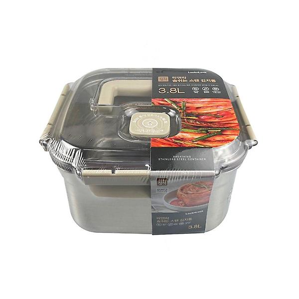  락앤락 스텐 정사각 김치통 3.8L (5584) -O