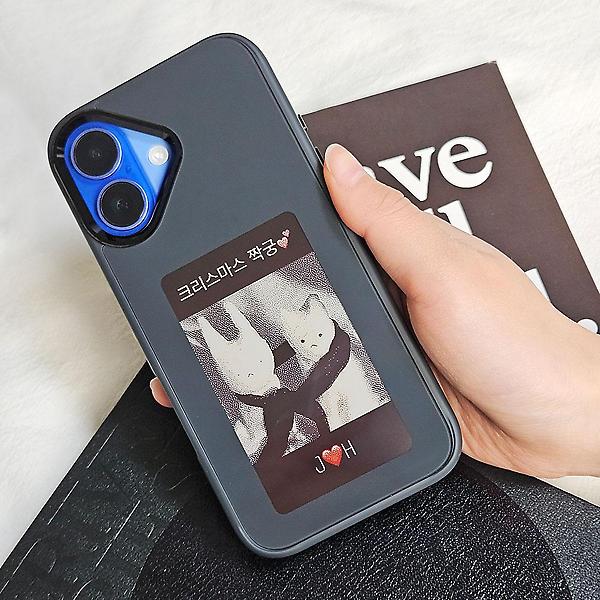  아이폰 NFC 전자잉크 자체 커스텀 핸드폰 케이스