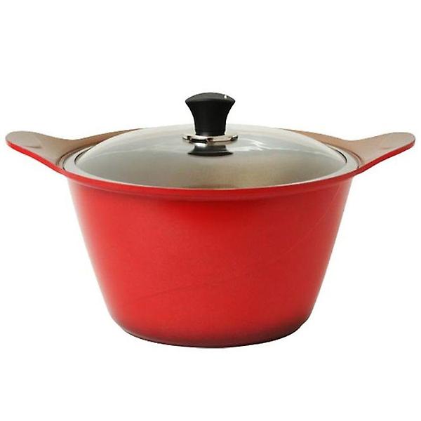  세라믹 곰통 빨강 28cm 1p 인덕션 양수 코팅 냄비
