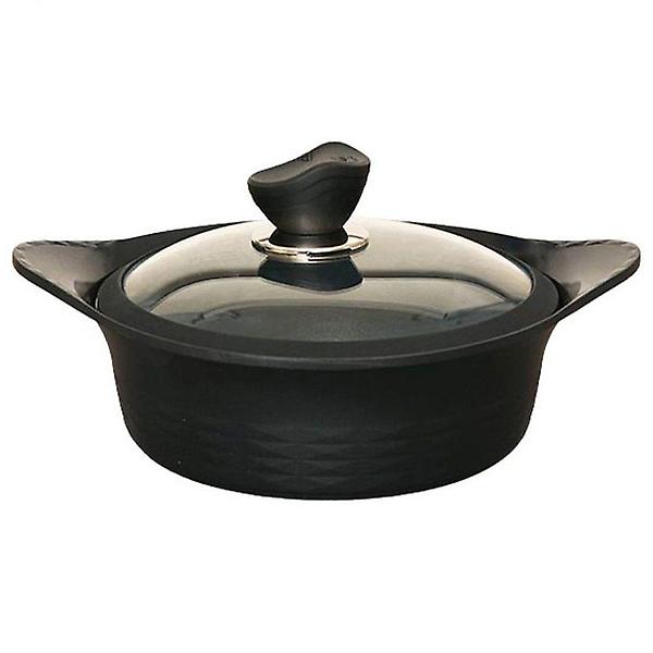  세라믹냄비 24cm 1p 실리콘손잡이 인덕션 블랙 냄비