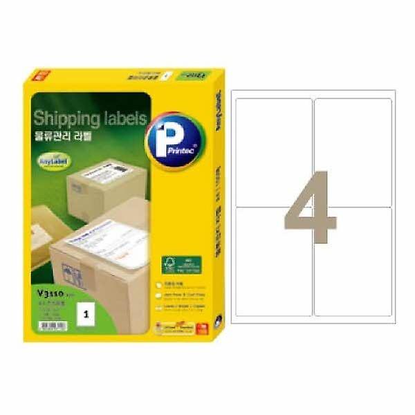  애니라벨 4칸20매 V3140 물류관리용 98 73x138 94mm