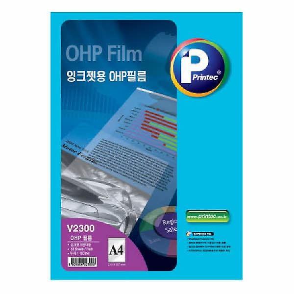  프린텍 OHP필름 V2300 50 A4 50매 권잉크젯용