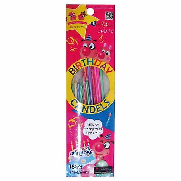  파티클럽 생일양초 생일초 대6소9