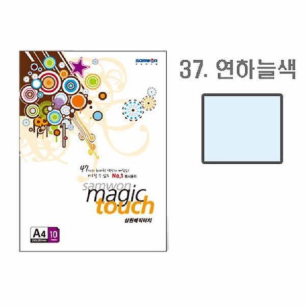  삼원 매직터치A4 37 연하늘색 A4 10매
