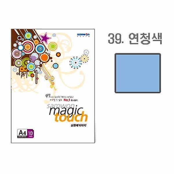  삼원 매직터치A4 39 연청색 A4 10매