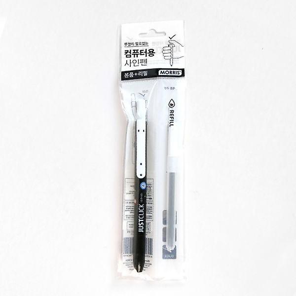  저스트클릭 컴퓨터용 사인펜 리필포함 OPP