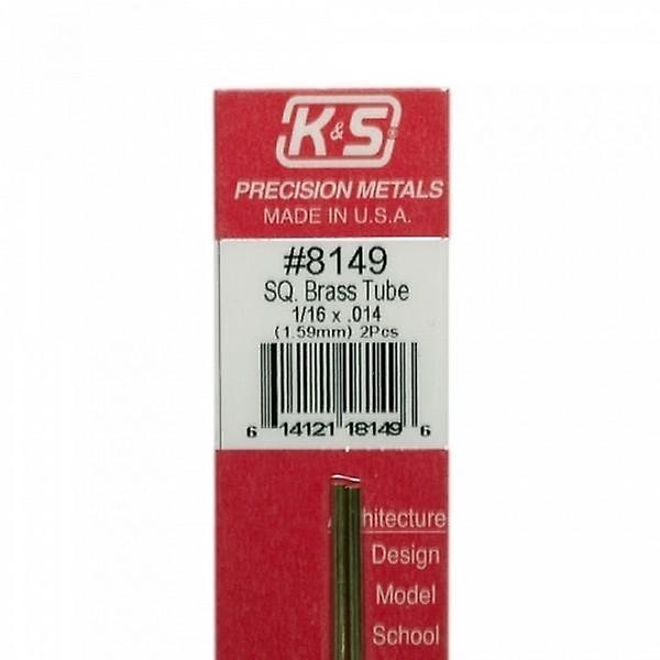  큐화방 황동 정사각튜브 FK8149 305x1.6mm (2입)