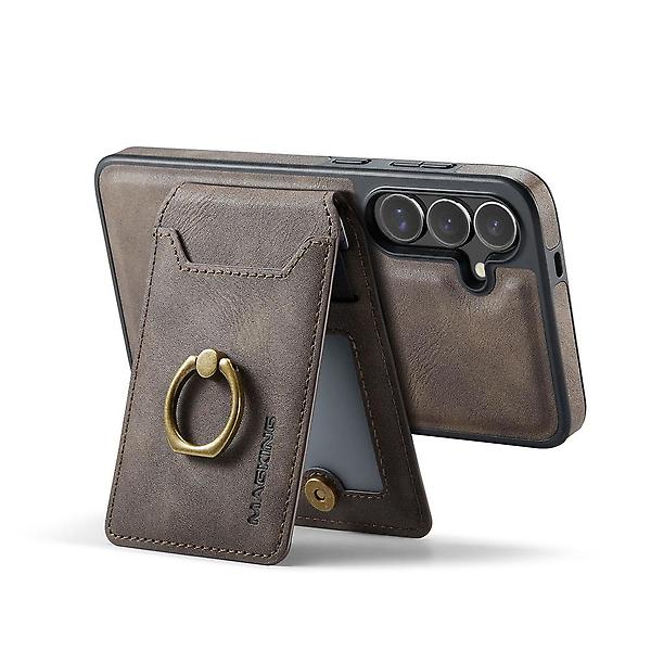  갤럭시S25 플러스 맥세이프 링 카드지갑 가죽 케이스