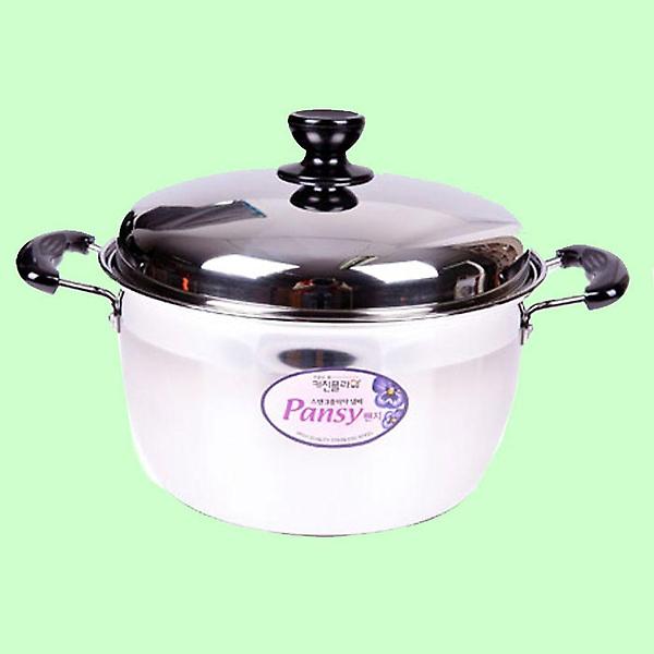  남양팬지스텐 3중바닥 냄비 양수 24cm 스테인레스