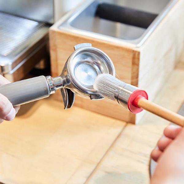  오리스타 메탈 커피 브러쉬 포터필터용 청소솔