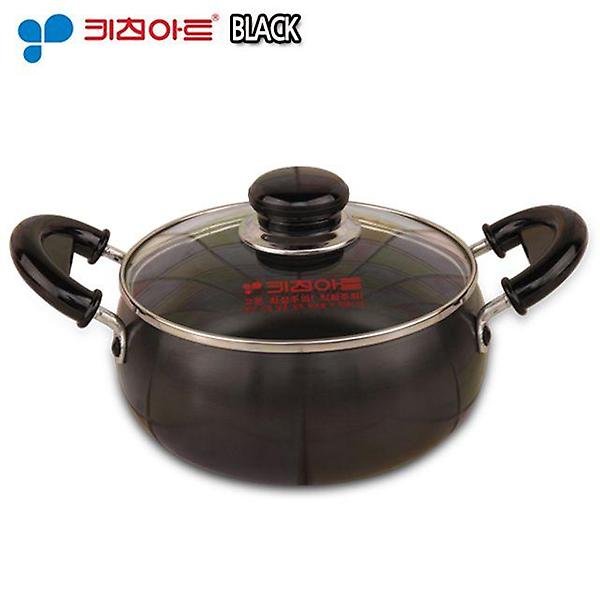  키친아트 쥬노블랙 경질냄비 18cm 양수