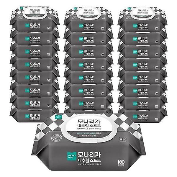  내추럴소프트 물티슈 100매 1박스 24입