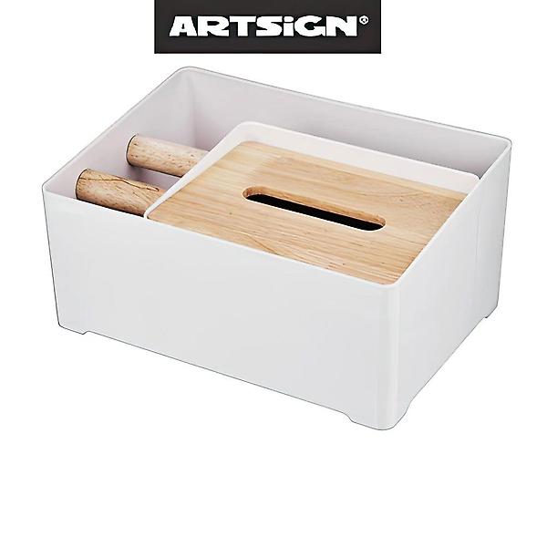  우드 휴지 화장지 케이스 사무실 소품 정리함 티슈 통