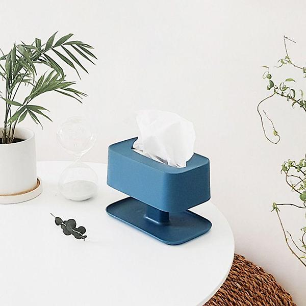  컬러풀 소품 트레이 투인원 티슈 케이스