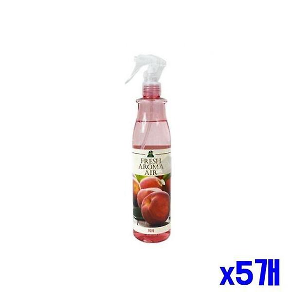  피치향 아로마 에어 방향제 380ml x5개 탈취제