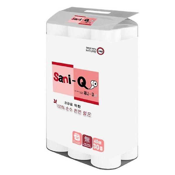  쌔니큐 2겹 순수 천연펄프 화장지 40MX30롤