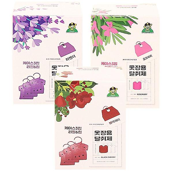  산도깨비 옷장용 탈취제 6개입