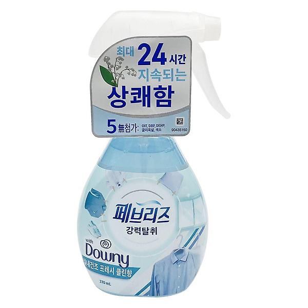  페브리즈 섬유탈취제 실내건조 프레시 클린향 370ml