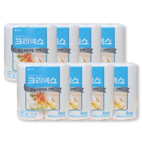  크리넥스 키친타올 KLX 안심 클래식 150매 4롤x8개